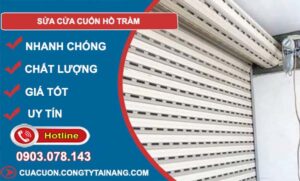 dịch vụ sửa cửa cuốn hồ tràm