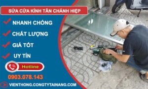 dịch vụ sửa cửa kính tân chánh hiệp