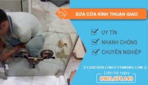 dịch vụ sửa cửa kính thuận giao