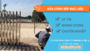 Sửa Cổng Xếp Bạc Liêu