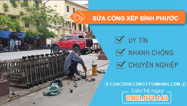 Sửa Cổng Xếp Bình Phước