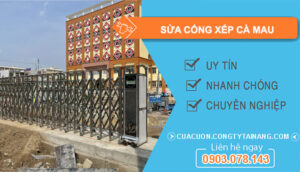 Sửa Cổng Xếp Cà Mau