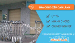 Sửa Cổng Xếp Cao Lãnh