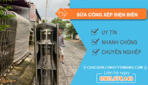Sửa Cổng Xếp Điện Biên