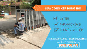 Sửa Cổng Xếp Đồng Hới