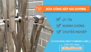 Sửa Cổng Xếp Hải Dương