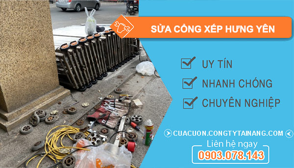 Sửa Cổng Xếp Hưng Yên