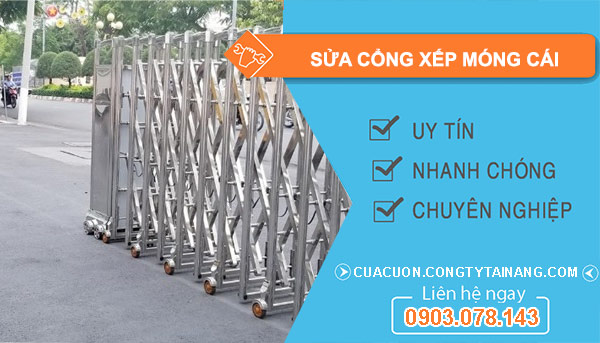 Sửa Cổng Xếp Móng Cái