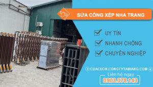 Sửa Cổng Xếp Nha Trang