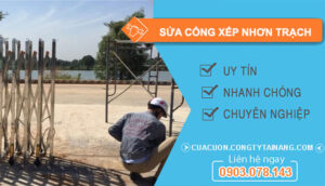 Sửa Cổng Xếp Nhơn Trạch