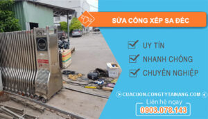 Sửa Cổng Xếp Sa Đéc