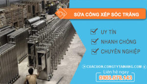 Sửa Cổng Xếp Sóc Trăng