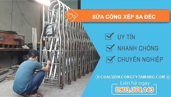 Sửa Cổng Xếp Tại Sa Đéc