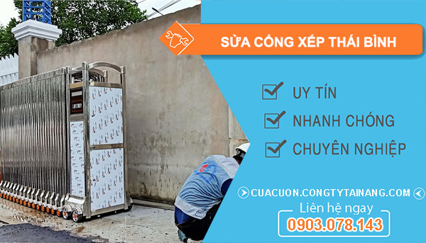 Sửa Cổng Xếp Tại Thái Bình