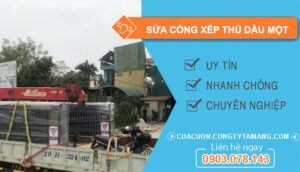 Sửa Cổng Xếp Thủ Dầu Một