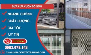 sửa cửa cuốn đồ sơn