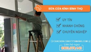 sửa cửa kính bình thọ