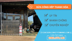 Thợ Sửa Cổng Xếp Thanh Hóa