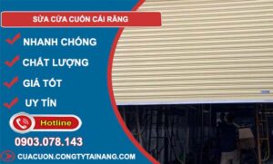 thợ sửa cửa cuốn cái răng