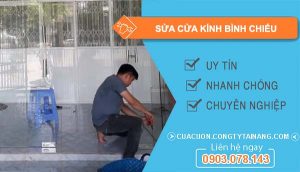 thợ sửa cửa kính bình chiểu