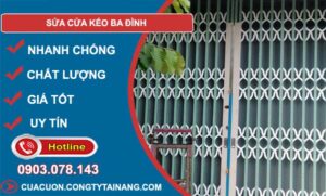 dịch vụ sửa cửa kéo ba đình