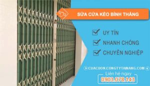 dịch vụ sửa cửa kéo bình thắng