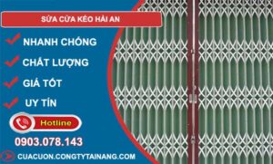 dịch vụ sửa cửa kéo hải an