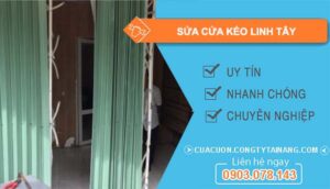 dịch vụ sửa cửa kéo linh tây