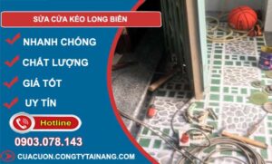 dịch vụ sửa cửa kéo long biên