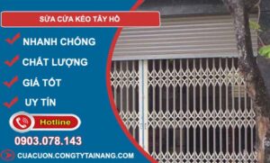 dịch vụ sửa cửa kéo tây hồ