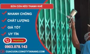 dịch vụ sửa cửa kéo thanh khê