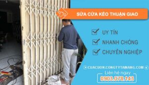 dịch vụ sửa cửa cuốn thuận giao