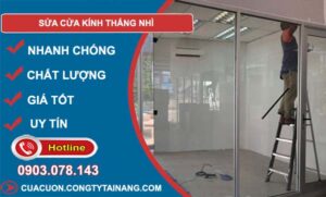 dịch vụ sửa cửa kính thắng nhì