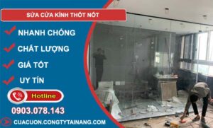 dịch vụ sửa cửa kính thốt nốt
