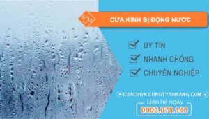 nguyên nhân cửa kính bị đọng nước