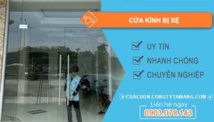 nguyên nhân cửa kính bị xệ