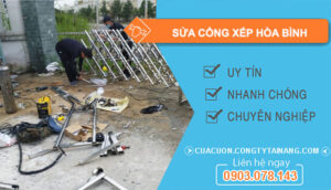 Sửa Cổng Xếp Hòa Bình