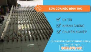 sửa cửa kéo bình thọ
