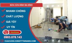 sửa cửa kính ba đình