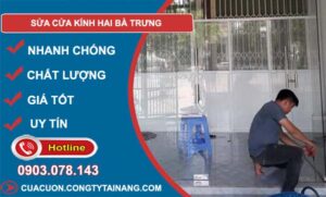 sửa cửa kính hai bà trưng