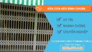 thợ sửa cửa kéo bình chuẩn