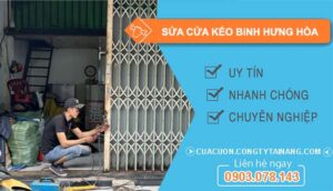 thợ sửa cửa kéo bình hưng hoà