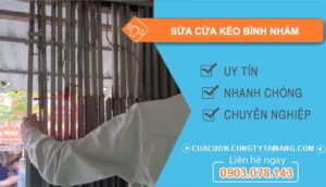 thợ sửa cửa kéo bình nhâm