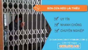 thợ sửa cửa kéo lái thiêu