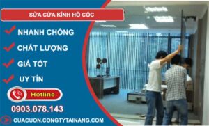 thợ sửa cửa kính hồ cốc
