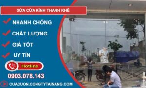 thợ sửa cửa kính thanh khê
