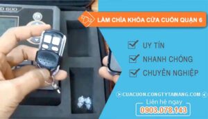 dịch vụ làm chìa khoá cửa cuốn quận 6