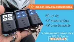 thợ làm chìa khoá cửa cuốn hóc môn