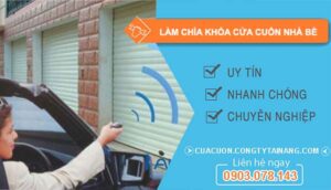 thợ làm chìa khoá cửa cuốn nhà bè