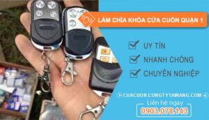 thợ làm chìa khoá cửa cuốn quận 1